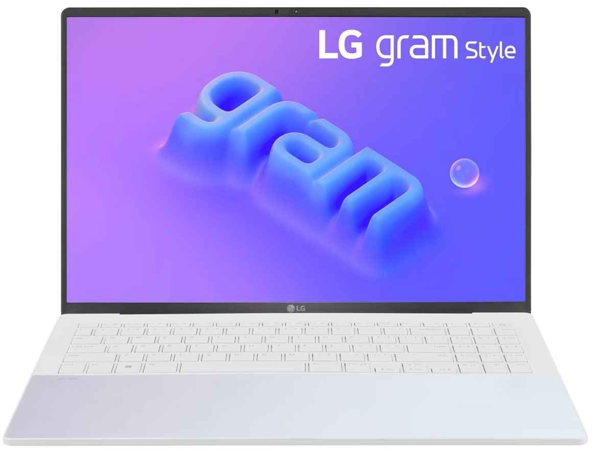 LG gram Style Aurora White 16